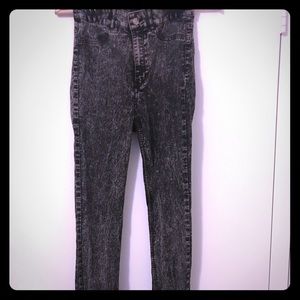 High waisted waist jeggins legggings skinny jeans